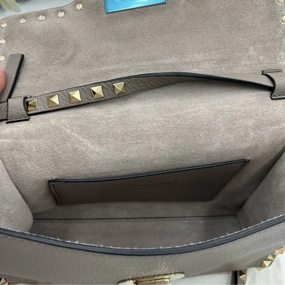 SOLD!!!! Women’s Valentino Garavani grey calf, skin leather shoulder bag - Picture 11 of 16